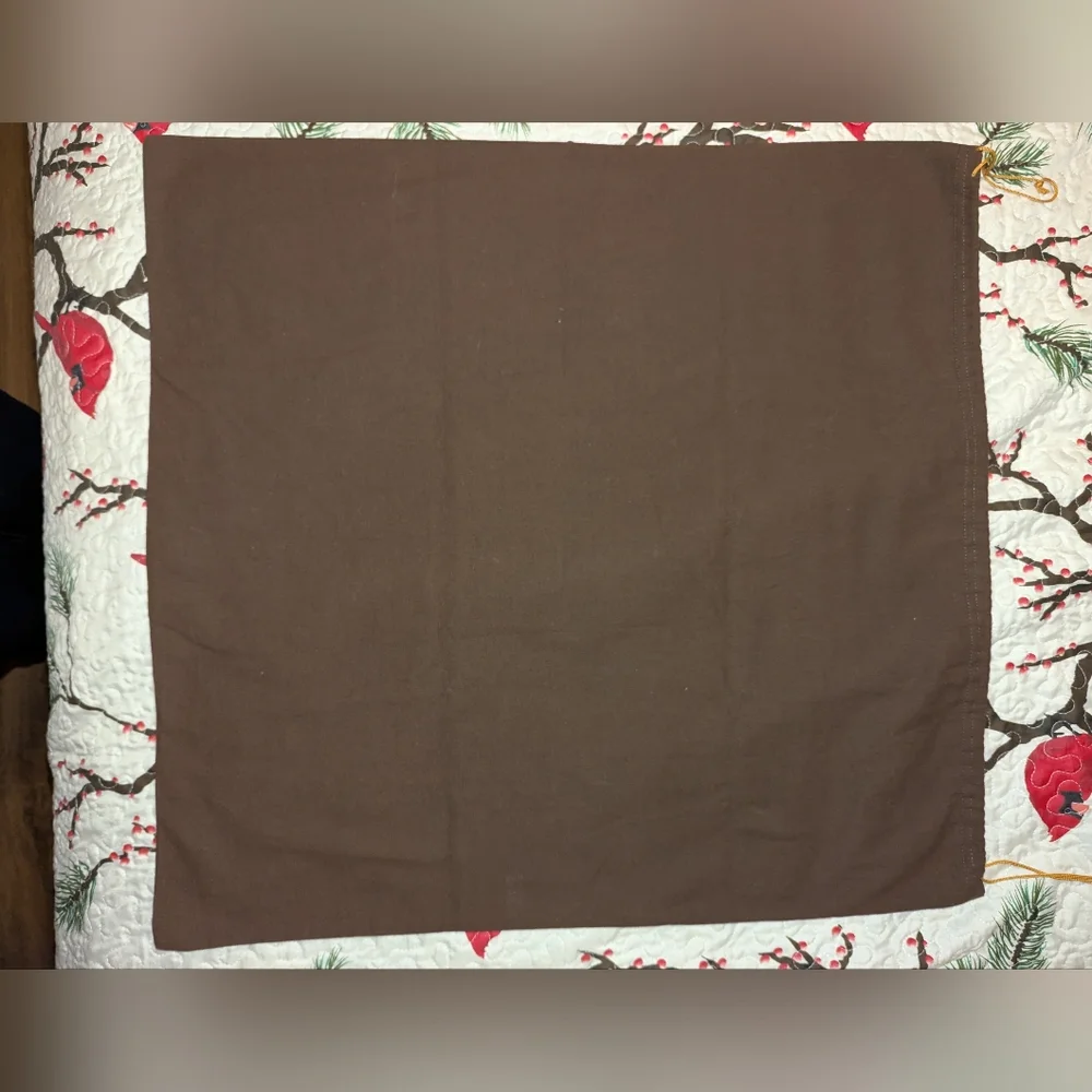 Tods Dust Bag Storage Cover 26” X 27” Made In Italy Drawstring Brown Cotton VGUC